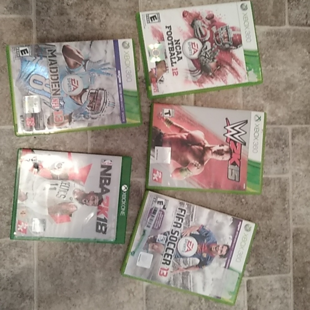 X BOX 360 5 GAMES